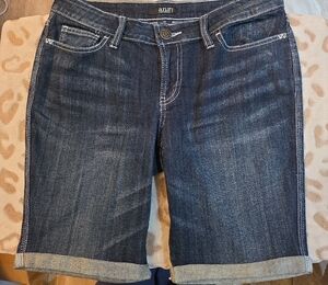 a.n.a Dark Blue Jean Shorts
